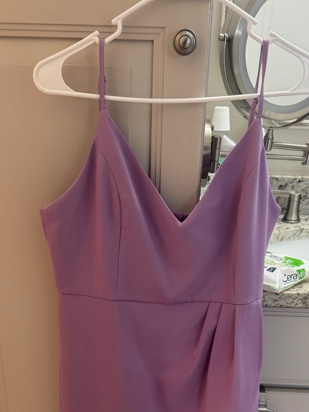 Lavender midi dress